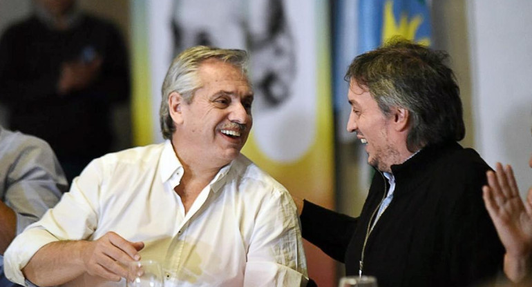 Alberto Fernández y Máximo Kirchner, peronismo, Partido Justicialista, NA