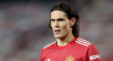 Edinson Cavani en el Manchester United, REUTERS