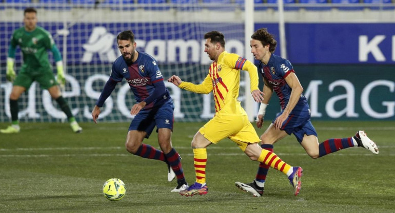 Barcelona, Huesca, fútbol de España, La Liga Santander, Lionel Messi, Foto: Reuters