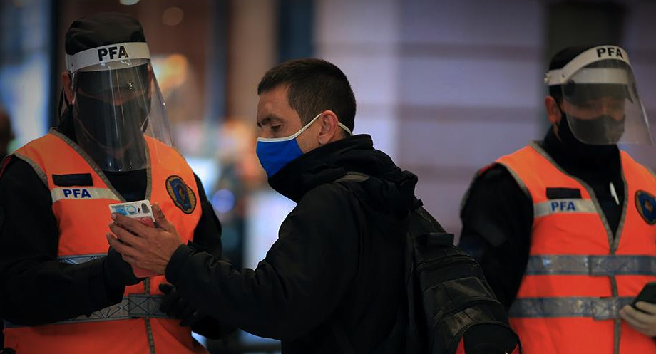 Coronavirus, Argentina, pandemia, controles de circulación, foto NA