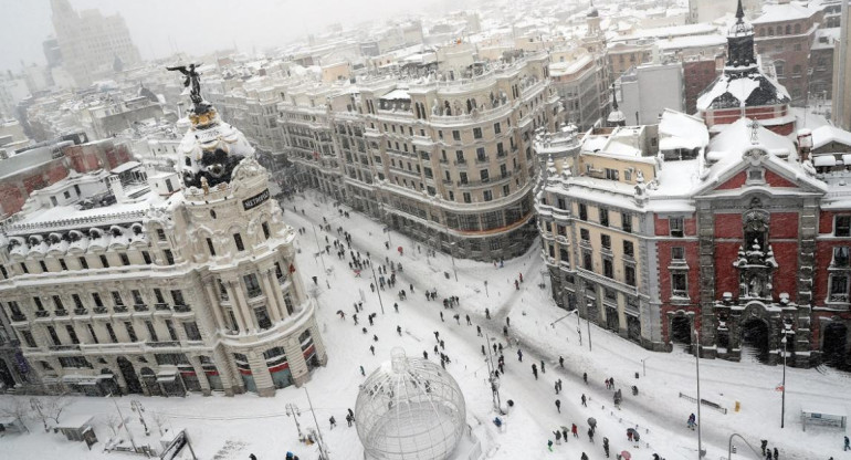 Reuters, Madrid, Nieve, España, Internacionales (Mundo)