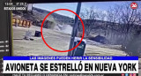 VIDEO de milagro en Estados Unidos: sobrevivió tras estrellarse con una avioneta, canal 26	