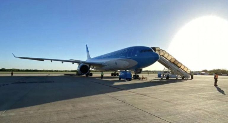 Airbus A330-200 partió a Moscú el vuelo de Aerolíneas Argentinas que traerá segunda tanda de 300 mil vacunas Sputnik V