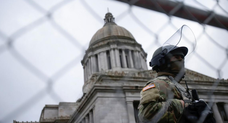 Capitolio, Estados Unidos, Washington, custodia militar, Reuters