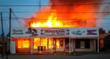 Incendio en histórica panaderia La Unión en Tierra del Fuego