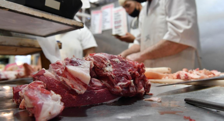 Consumo de carne, cortes de carne, carnicería, NA