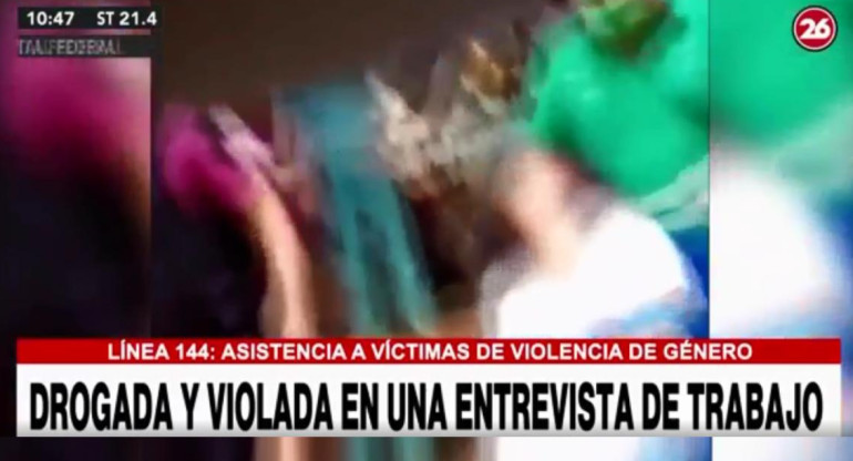 Venezolana drogada y violada, en entrevista laboral, así fue rescatada, video Canal 26