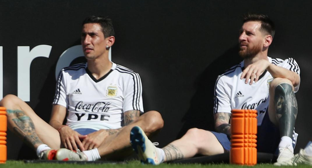 Di María y Messi, selección argentina, Reuters.