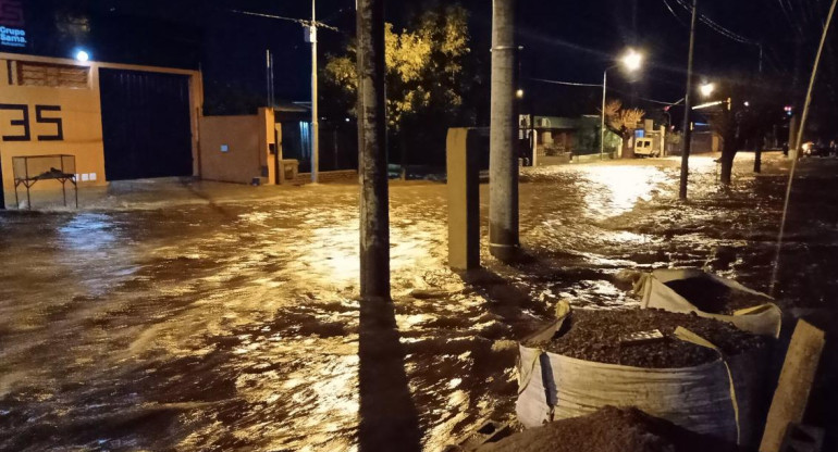 Temporal e inundaciones en San Luis
