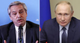 Alberto Fernández y Vladimir Putin