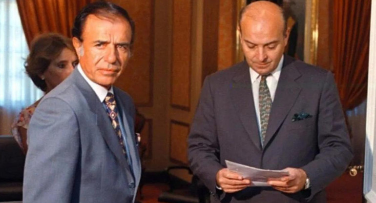 Carlos Saúl Menem y Juan Domingo Cavallo