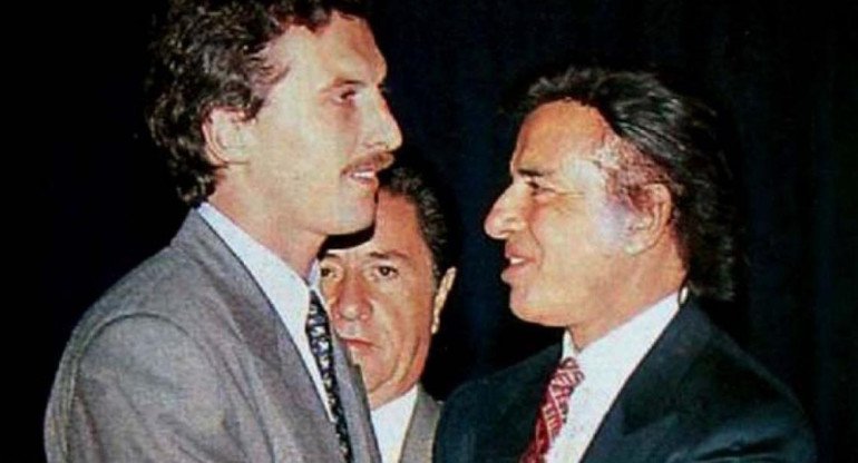 Mauricio Macri y Carlos Menem