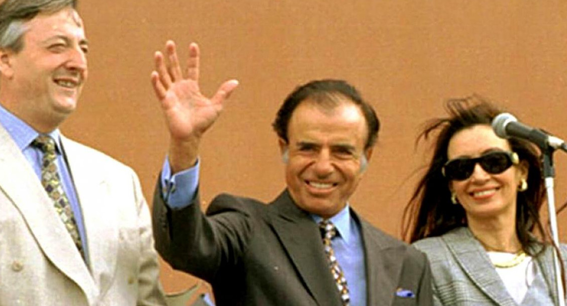 Cristina Kirchner y Carlos Menem