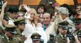 Cecilia Bolocco y Carlos Menem, Reuters.