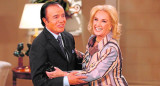 Mirtha Legrand y Carlos Menem