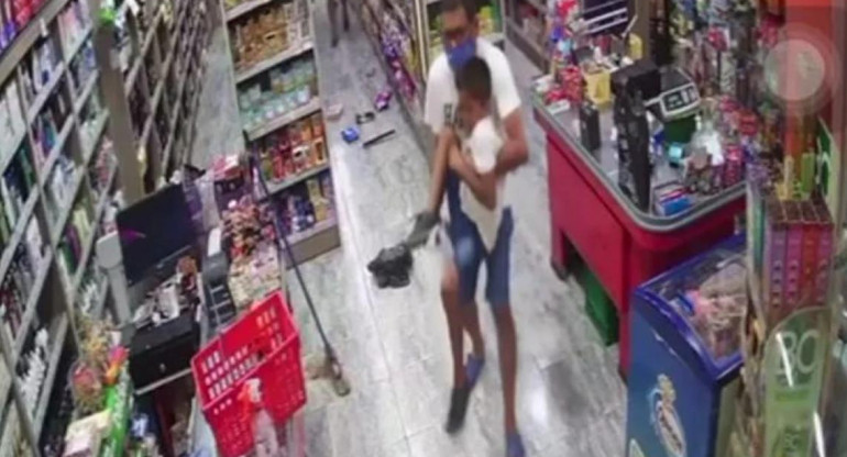 Nene de 7 años fue baleado en intento de robo en supermercado chino de General Rodríguez, inseguridad
