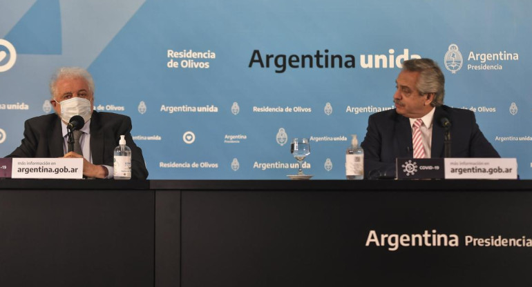 Ginés González García y Alberto Fernández, AGENCIA NA