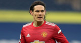 Edinson Cavani en el Manchester United, REUTERS