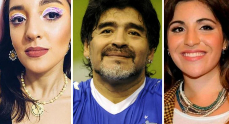 Jana Maradona, Diego Maradona, Gianinna Maradona