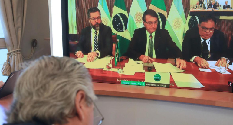 Encuentro entre Alberto Fernández y Jair Bolsonaro, Brasil y Argentina, NA