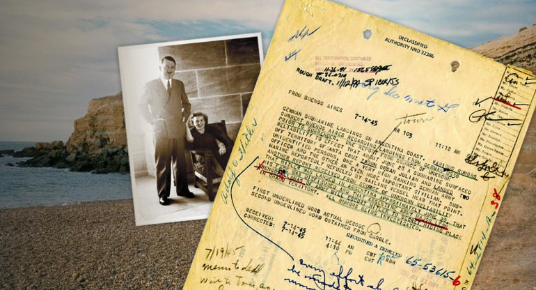 Documento del FBI, Adolf Hitler en Argentina, 14 de julio de 1945, nazis en Argentina, Adolf Hitler y Eva Braun