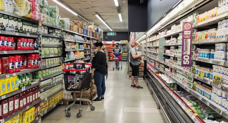 Supermercado, canasta básica de alimentos, consumo, inflación, Foto NA