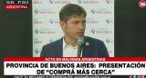 Axel Kicillof, gobernador de Provincia, captura YouTube