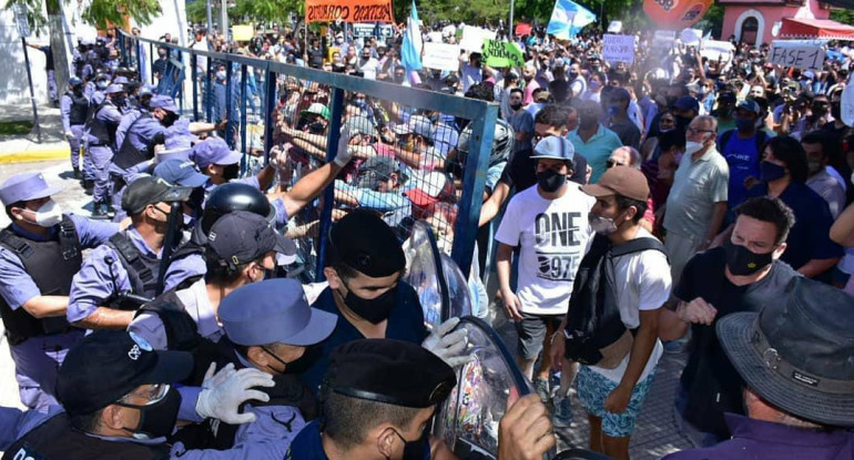 Incidentes en Formosa, protesta, Agencia NA