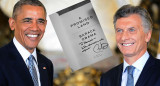 Mauricio Macri y Barack Obama, dedicatoria	