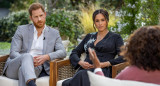 Meghan Markle y el príncipe Harry con Oprah Winfrey, REUTERS