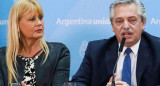 Alberto Fernández y Marcela Losardo, Ministra de Justicia.