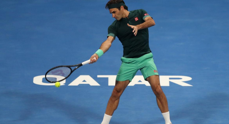 Roger Federer en Doha