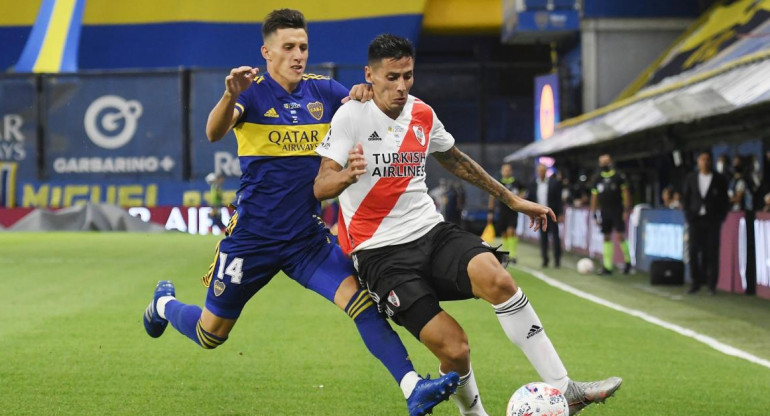 Superclásico, Boca vs. River, Reuters, Angileri y Capaldo	
