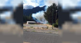 Incendios en la Patagonia, Lago Epuyén, Foto Noticias de El Bolsón