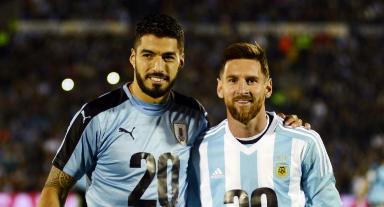 Luis Suárez y Lionel Messi, Uruguay y Argentina