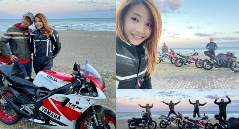 Japón, motociclista sexy
