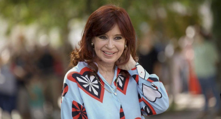 Cristina Kirchner en acto en Las Flores por el Día de la Memoria, AGENCIA NA