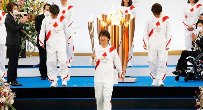 Antorcha olímpica Tokyo 2020, Reuters.
