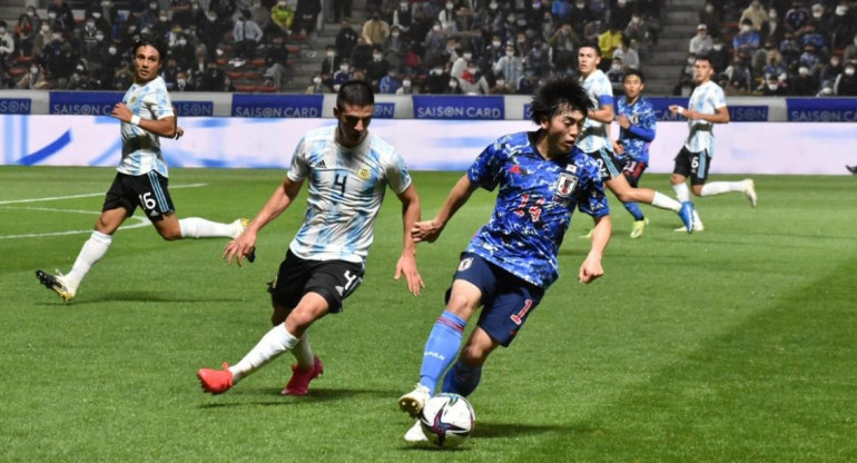 Derrota de la Selección Argentina sub 23 ante Japón en un amistoso