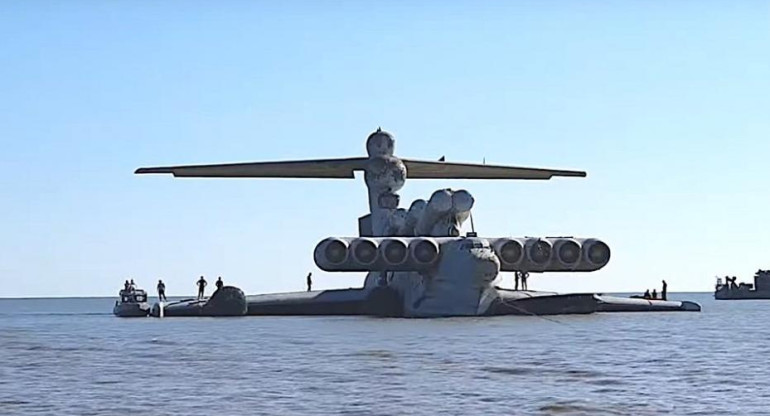 El Ekranoplano “el monstruo del mar Caspio”