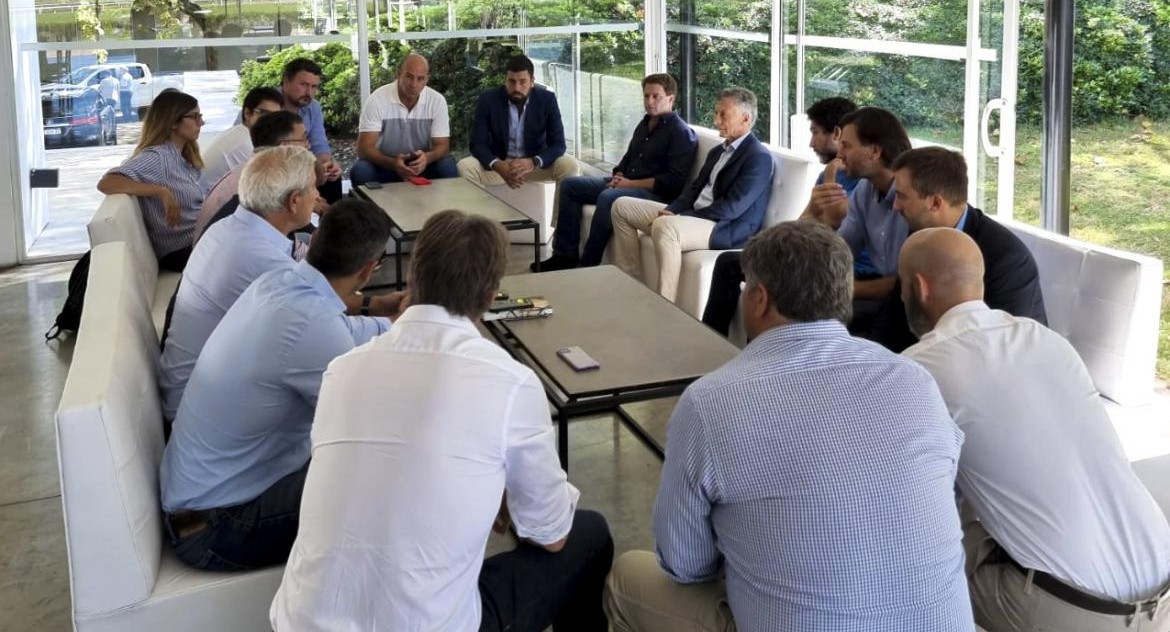 Reunión de Mauricio Macri con dirigentes del PRO, AGENCIA NA