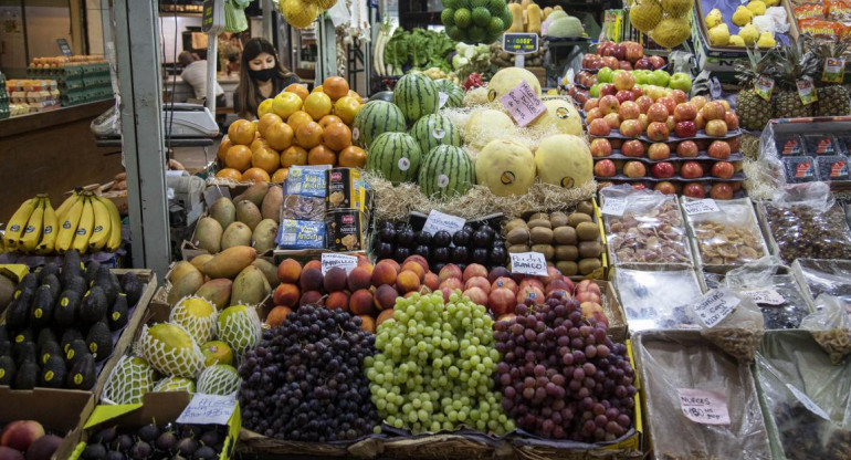 Góndola de frutas y verduras - Inflación, AGENCIA NA