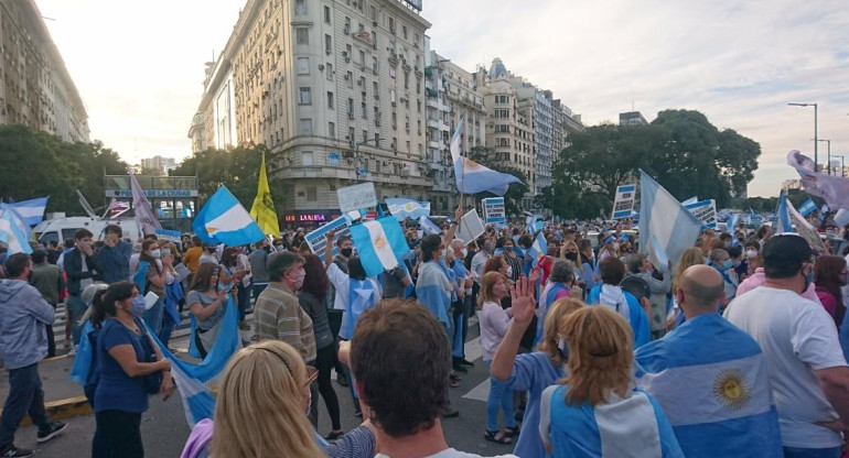 Coronavirus en Argentina, protestas por medidas, NA