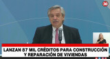 Alberto Fernández, anuncios, captura Canal 26