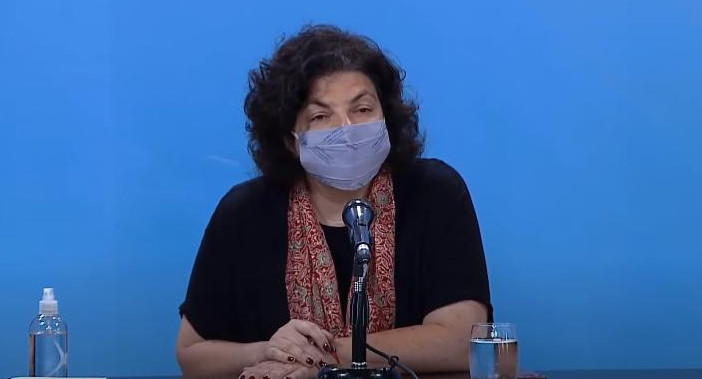 Carla Vizzotti, ministra de Salud, NA