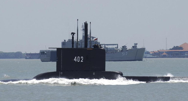 Submarino KRI Nanggala 402, Indonesia, Foto Reuters