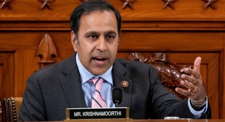 Raja Krishnamoorthi, congresista de Estados Unidos.