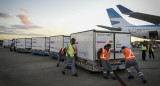 Vacuna Sinopharm contra coronavirus, llegada de aviones a Ezeiza, Canal 26	