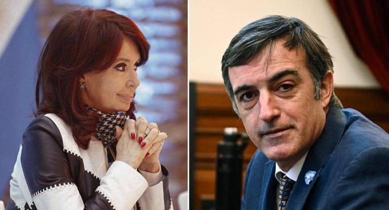 Cristina Kirchner y Esteban Bullrich, NA