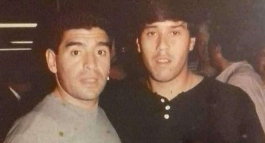Diego Maradona y Ricardo Bocha Ramirez